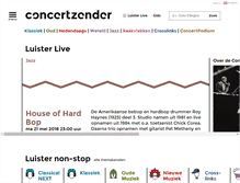 Tablet Screenshot of concertzender.nl